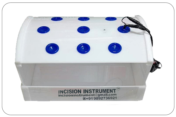 best manufacturer supplier laparoscopic laparoscopy box acrylic rectangle shape endo trainer endotrainer medical practitioner surgeon doctor mumbai maharashtra india