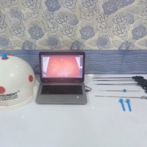 laparoscopic portable endotrainer laptop connection kit with zoom knob 1080p hd detachable camera 360 rotation and 5 real surgical instruments manufacturer supplier in mumbai maharashtra india
