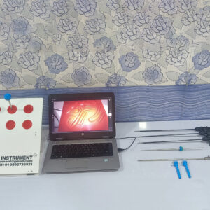 laparoscopic acrylic foldable portable endotrainer laptop connection kit with zoom knob 1080p hd detachable 360 rotation camera and 5 real surgical instruments manufacturer supplier in mumbai maharashtra india