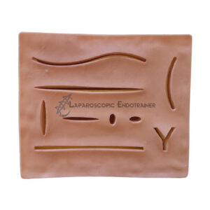 Human wound five layer suture pad for deep and superficial suturing practice