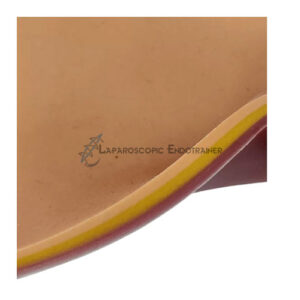 Three layer suture pad with skin fat and muscle layers for suturing practice