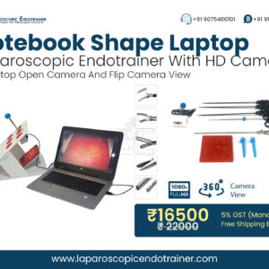 laparoscopic virtual video endo trainer notebook shape with laptop connection and hd camera training kit
