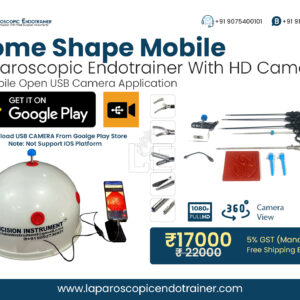 laparoscopic virtual video endo trainer dome notebook shape with mobile connection and hd camera for surgical training