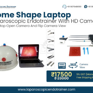 laparoscopic virtual video endo trainer dome notebook shape laptop connection with hd camera and surgical instruments