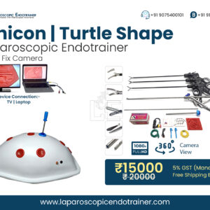laparoscopic virtual video endo trainer ethicon turtle shape with fix camera and 5 surgical instruments