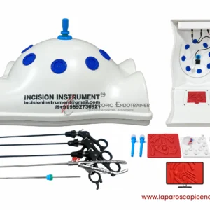 Laparoscopic Full Body Shape | 360° Degree Detachable Camera | Zoom-In Zoom-Out Function | 5 Reusable Instruments | TV Connection