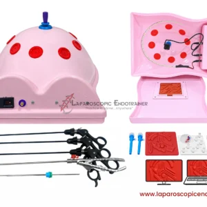 Laparoscopic Full Body Shape | 360° Degree Fix Camera | 5 Reusable Instruments | TV & Laptop Connection