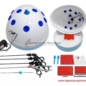 Laparoscopic Oval Egg Anda Shape | 360° Degree Fix HD Camera | 5 Reusable Instruments | TV, Laptop & Mobile Connection