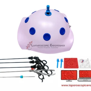 Laparoscopic Pink Abdomen Shape | 360° Degree Fix HD Camera | 5 Reusable Instruments | TV, Laptop & Mobile Connection