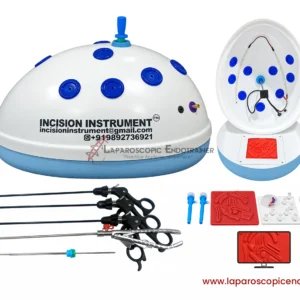Laparoscopic Oval Egg Anda Shape | 360° Degree Detachable Camera | Zoom-In Zoom-Out Function | 5 Reusable Instruments | TV Connection