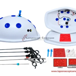 Laparoscopic Ethicon Turtle Shape | 360° Degree Fix HD Camera | 5 Reusable Instruments | TV & Laptop Connection