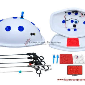Laparoscopic Ethicon Turtle Shape | 360° Degree Fix HD Camera | 5 Reusable Instruments | TV Connection
