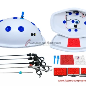 Laparoscopic Ethicon Turtle Shape | 360° Degree Fix HD Camera | 5 Reusable Instruments | TV, Laptop, Mobile & HDMI Connection