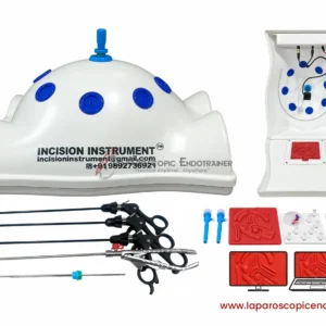 Laparoscopic Full Body Shape | 360° Degree Detachable Camera | Zoom-In Zoom-Out Function | 5 Reusable Instruments | TV , Laptop Connection