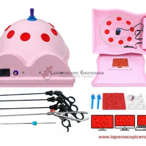 Laparoscopic Full Body Shape | 360° Degree Detachable Camera | Zoom-In Zoom-Out Function | 5 Reusable Instruments | TV , Laptop , Mobile & HDMI Connection