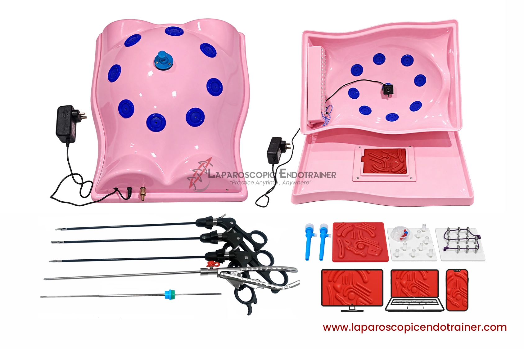 11-laparoscopic-full-body-shape-360-degree-fix-camera-5-reusable-instruments-tv-laptop-mobile-connection