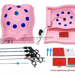Laparoscopic Full Body Shape | 360° Degree Fix Camera | 5 Reusable Instruments | TV & Laptop Connection