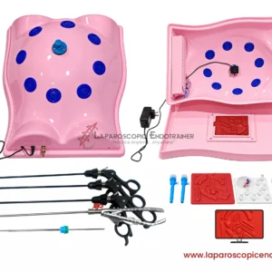 Laparoscopic Full Body Shape | 360° Degree Fix Camera | 5 Reusable Instruments | TV Connection